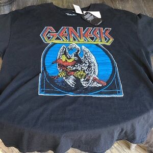 Junk Food Clothing Black Genesis Band Tee